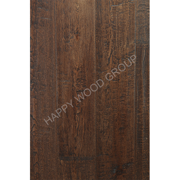 Distressed Antique Hand Scraped Oak Engineered Hardwood Flooring